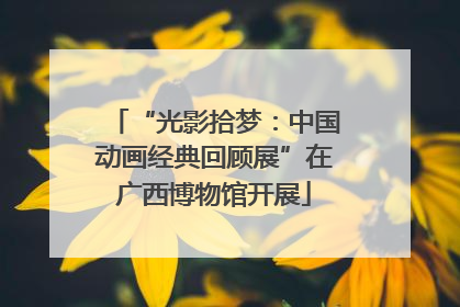 “光影拾梦：中国动画经典回顾展”在广西博物馆开展