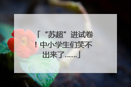 “苏超”进试卷！中小学生们笑不出来了……
