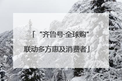“齐鲁号·全球购”联动多方惠及消费者