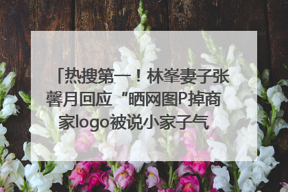 热搜第一！林峯妻子张馨月回应“晒网图P掉商家logo被说小家子气”：没那么多想法，可能有人恶意解读