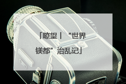 瞭望丨“世界镁都”治乱记