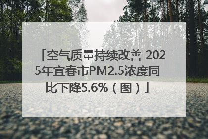 空气质量持续改善 2025年宜春市PM2.5浓度同比下降5.6%（图）