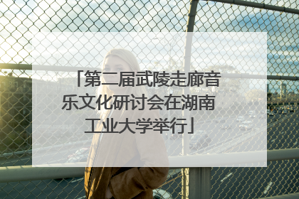 第二届武陵走廊音乐文化研讨会在湖南工业大学举行