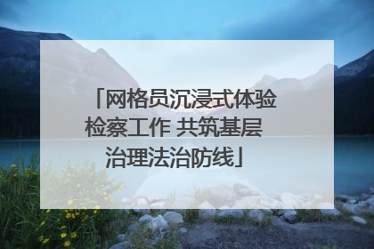 网格员沉浸式体验检察工作 共筑基层治理法治防线