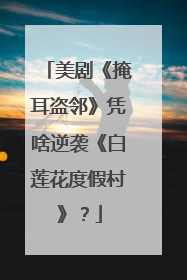 美剧《掩耳盗邻》凭啥逆袭《白莲花度假村》？