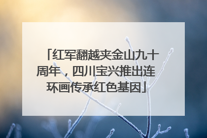 红军翻越夹金山九十周年，四川宝兴推出连环画传承红色基因