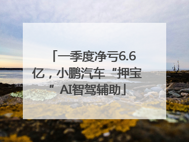一季度净亏6.6亿，小鹏汽车“押宝”AI智驾辅助