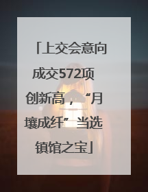 上交会意向成交572项创新高，“月壤成纤”当选镇馆之宝
