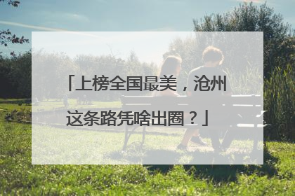 上榜全国最美，沧州这条路凭啥出圈？