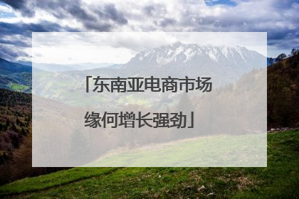 东南亚电商市场缘何增长强劲