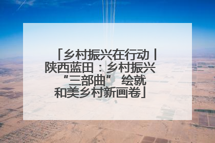 乡村振兴在行动丨陕西蓝田：乡村振兴 “三部曲” 绘就和美乡村新画卷