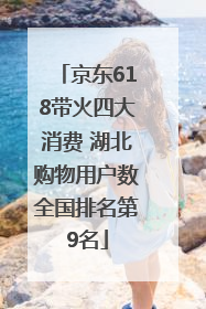 京东618带火四大消费 湖北购物用户数全国排名第9名
