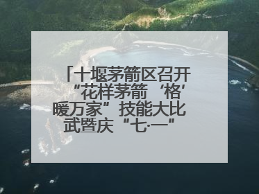 十堰茅箭区召开“花样茅箭‘格’暖万家”技能大比武暨庆“七·一”汇演活动
