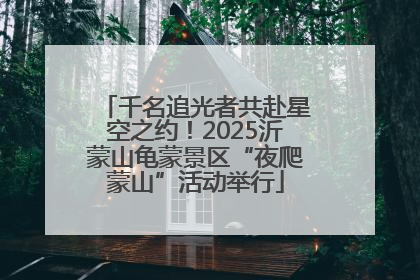 千名追光者共赴星空之约！2025沂蒙山龟蒙景区“夜爬蒙山”活动举行