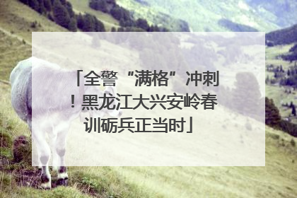 全警“满格”冲刺！黑龙江大兴安岭春训砺兵正当时