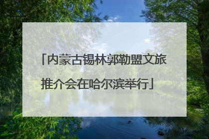 内蒙古锡林郭勒盟文旅推介会在哈尔滨举行