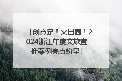 创意足！火出圈！2024浙江年度文旅宣推案例亮点纷呈