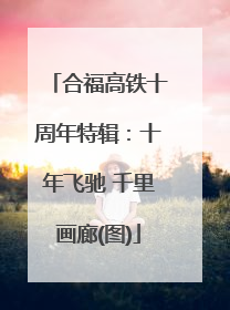 合福高铁十周年特辑：十年飞驰 千里画廊(图)