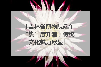 吉林省博物院端午“热”度升温，传统文化魅力尽显