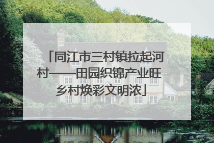 同江市三村镇拉起河村——田园织锦产业旺 乡村焕彩文明浓