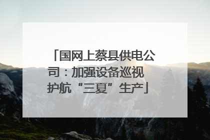 国网上蔡县供电公司：加强设备巡视 护航“三夏”生产