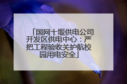 国网十堰供电公司开发区供电中心：严把工程验收关护航校园用电安全