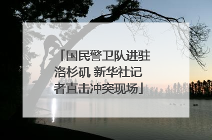 国民警卫队进驻洛杉矶 新华社记者直击冲突现场
