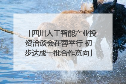四川人工智能产业投资洽谈会在蓉举行 初步达成一批合作意向