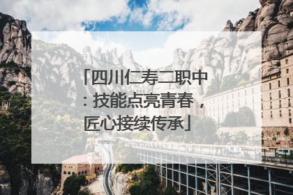 四川仁寿二职中：技能点亮青春，匠心接续传承