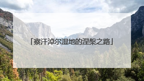 察汗淖尔湿地的涅槃之路