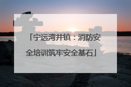 宁远湾井镇：消防安全培训筑牢安全基石