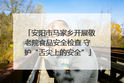 安阳市马家乡开展敬老院食品安全检查 守护“舌尖上的安全”