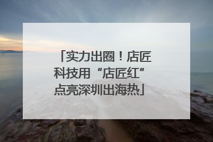 实力出圈！店匠科技用“店匠红”点亮深圳出海热