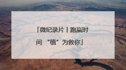 微纪录片丨跑赢时间 “植”为救你
