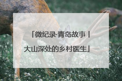 微纪录·青岛故事丨大山深处的乡村医生