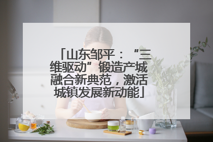 山东邹平：“三维驱动”锻造产城融合新典范，激活城镇发展新动能