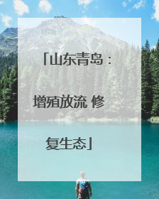 山东青岛：增殖放流 修复生态