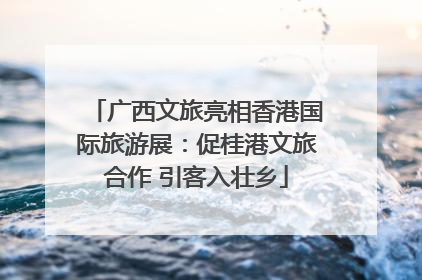 广西文旅亮相香港国际旅游展：促桂港文旅合作 引客入壮乡