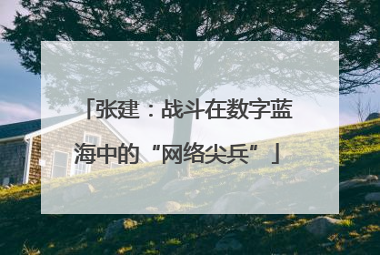 张建：战斗在数字蓝海中的“网络尖兵”