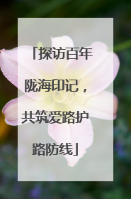 探访百年陇海印记，共筑爱路护路防线