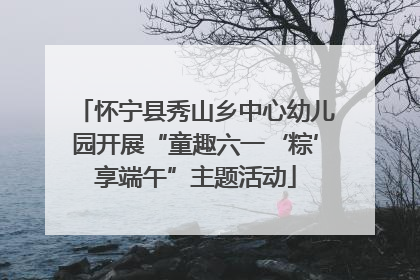 怀宁县秀山乡中心幼儿园开展“童趣六一‘粽’享端午”主题活动