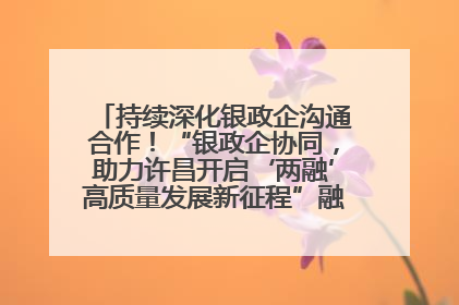 持续深化银政企沟通合作！“银政企协同，助力许昌开启‘两融’高质量发展新征程”融资对接会举行