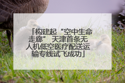 构建起“空中生命走廊” 天津首条无人机低空医疗配送运输专线试飞成功