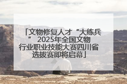 文物修复人才“大练兵” 2025年全国文物行业职业技能大赛四川省选拔赛即将启幕
