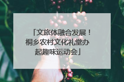 文旅体融合发展！桐乡农村文化礼堂办起趣味运动会