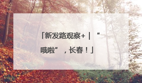 新发路观察+｜“哦啦”，长春！