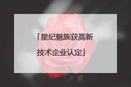 星纪魅族获高新技术企业认定