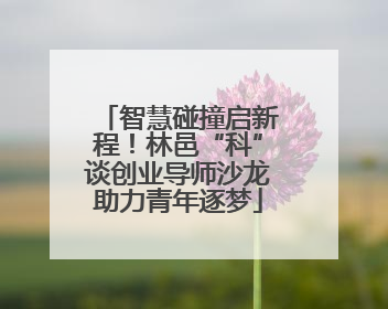 智慧碰撞启新程！林邑“科”谈创业导师沙龙助力青年逐梦