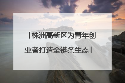 株洲高新区为青年创业者打造全链条生态