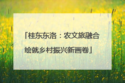 桂东东洛：农文旅融合绘就乡村振兴新画卷